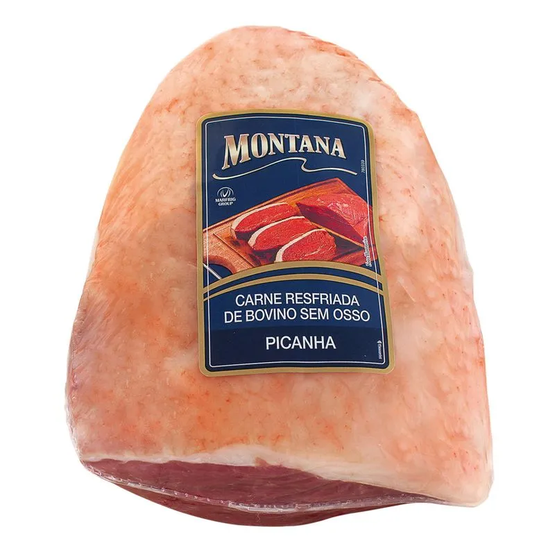 Peça de Picanha Bovina Resfriada Montana 2,6 Kg Peça de Picanha Bovina Resfriado Montana 2,6 Kg