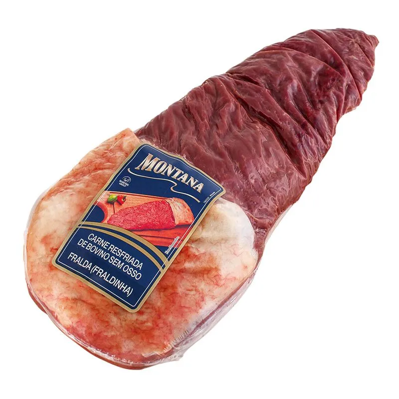 Peça de Fraldinha Bovina Resfriada Montana 600g Peça de Fraldinha Bovina Resfriado Montana 600g