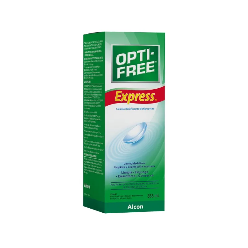 Líquido Multipropósito Opti-Free Express Sin Frotar x 355 ml