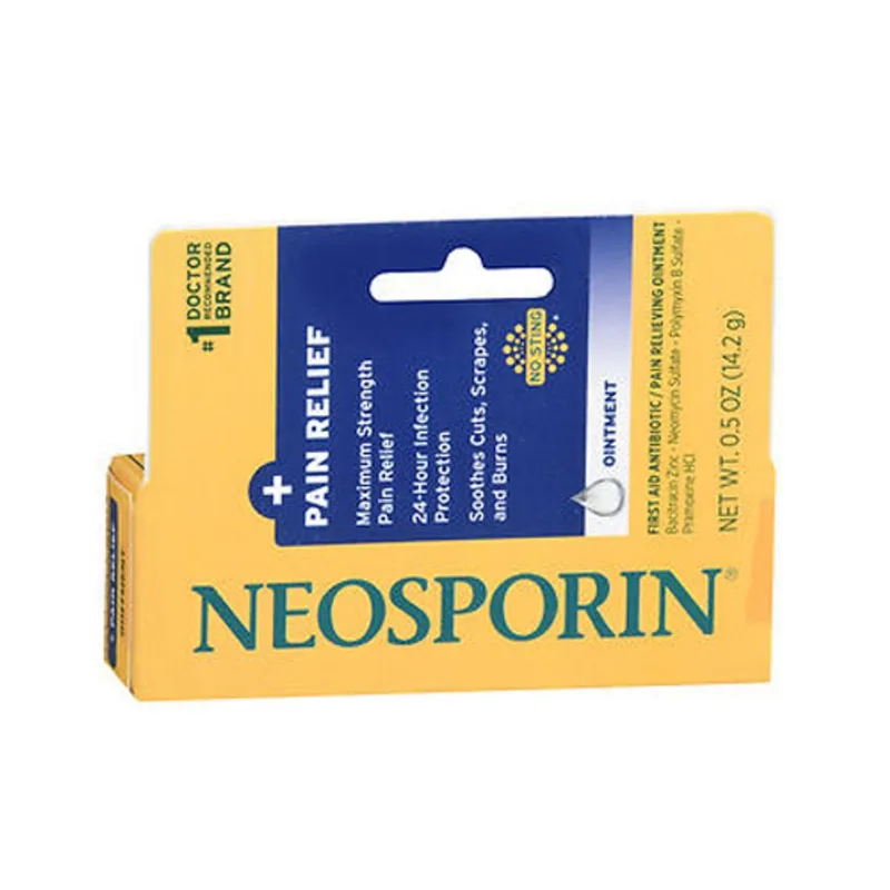 Máximo De Pomada Antibiótica De Alívio Da Dor Neosporin Plus