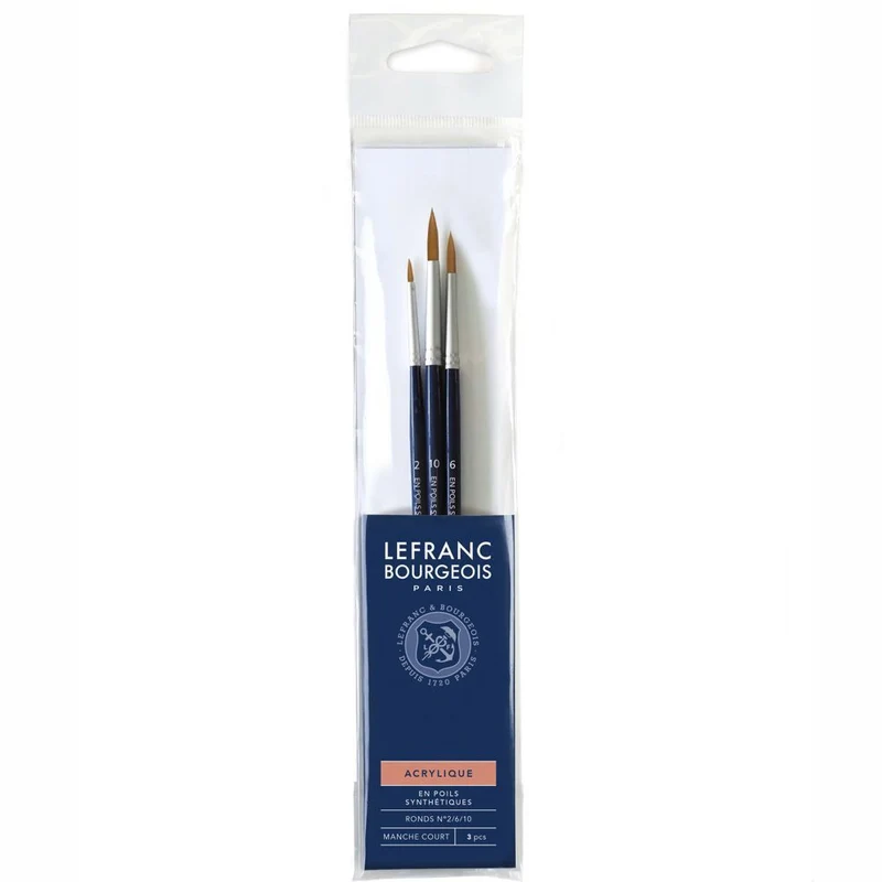 Kit de Pincéis Lefranc & Bourgeois 3 unidades 300238
