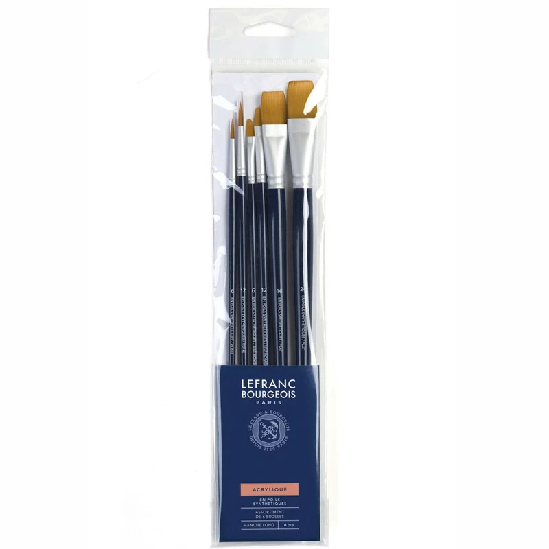 Kit de Pincéis Lefranc & Bourgeois 6 unidades 300235