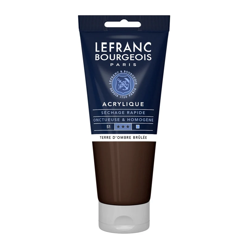 Tinta Acrílica Lefranc & Bourgeois 200ml 477 Burnt Umber