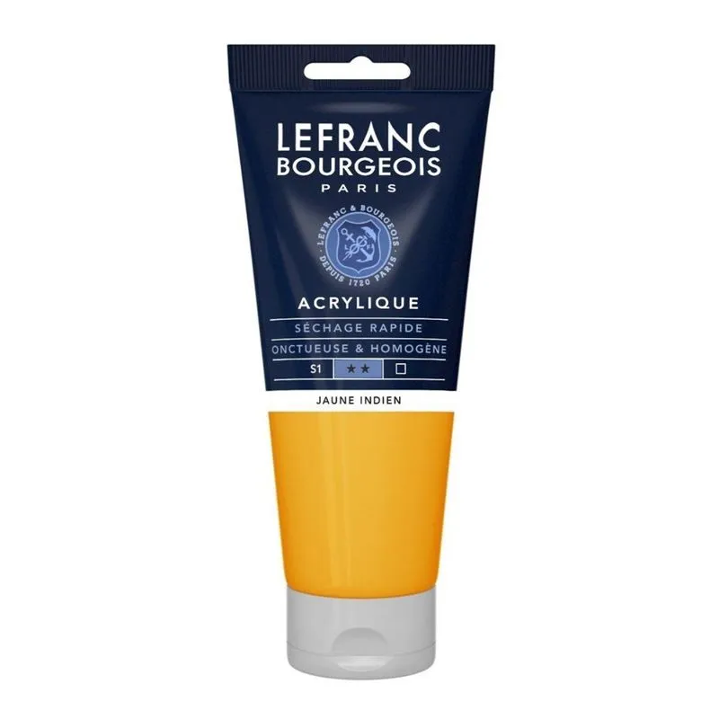 Tinta Acrilica Lefranc &amp; Bourgeois 212 Indian Yellow 200ml