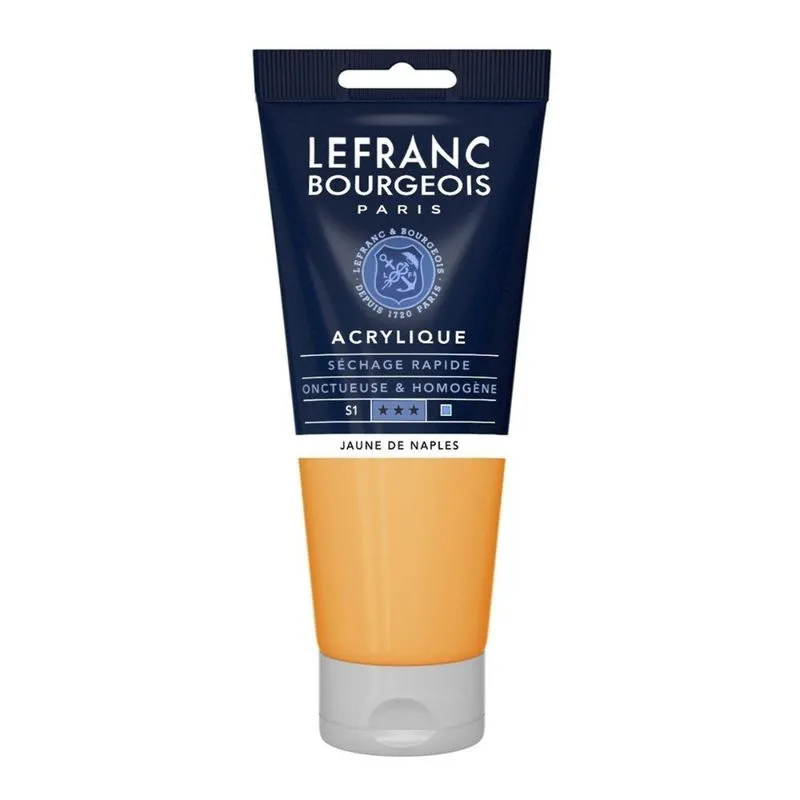 Tinta Acrilica Lefranc & Bourgeois 816 Naples Yellow 200ml