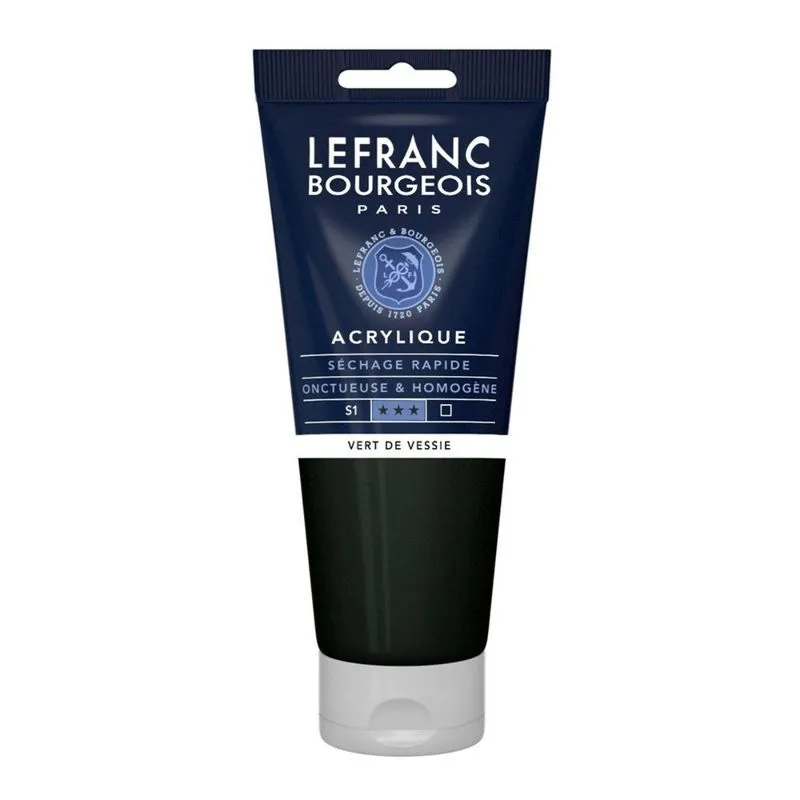 Tinta Acrilica Fine Lefranc &amp; Bourgeois 552 Sap Green 200ml