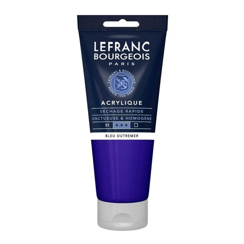 Tinta Acrilica Lefranc &amp; Bourgeois 043 Ultramarine 200ml