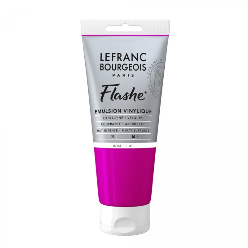 Tinta Acrílica Flashe Lefranc & Bourgeois 80ml S3 408 Fluorescent Pink