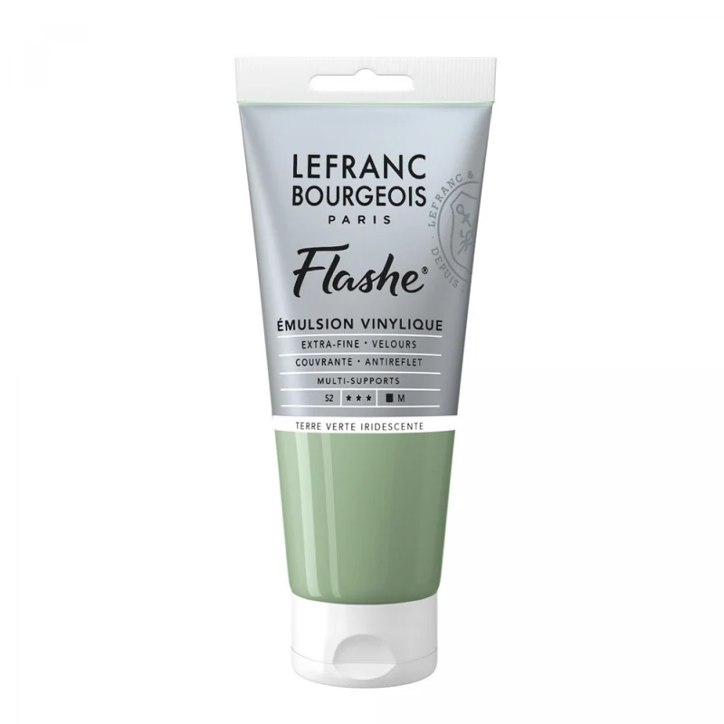 Tinta Acrílica Flashe Lefranc & Bourgeois 80ml S2 841 Green Earth Iridescent