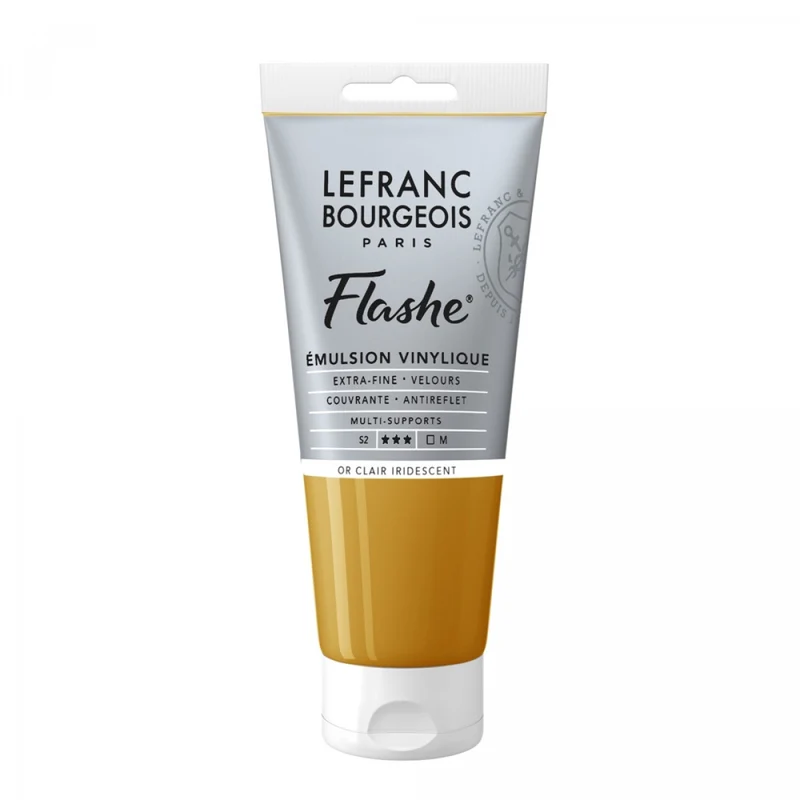 Tinta Acrílica Flashe Lefranc & Bourgeois 80ml S2 834 Light Gold Iridescent