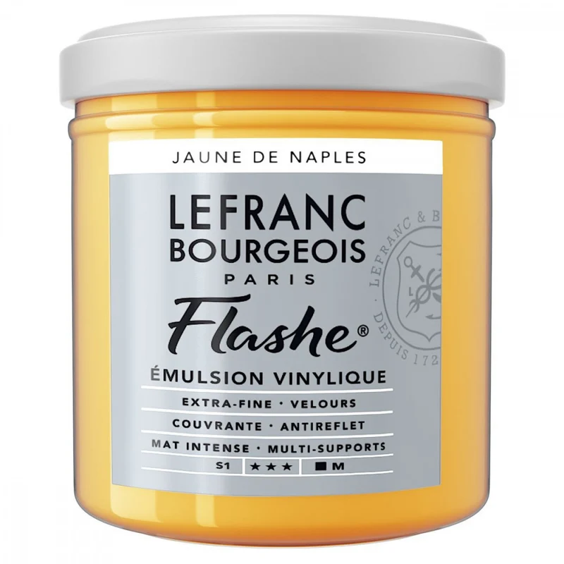 Tinta Acrílica Flashe Lefranc & Bourgeois 125ml S1 191 Naples Yellow