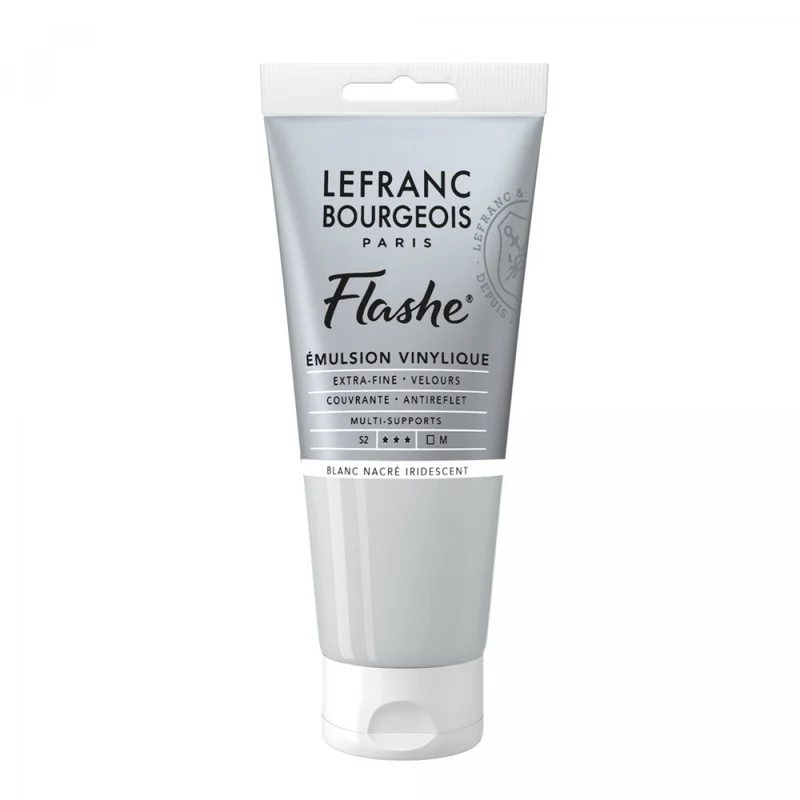Tinta Acrílica Flashe Lefranc & Bourgeois 80ml S2 827 Pear White Iridescent