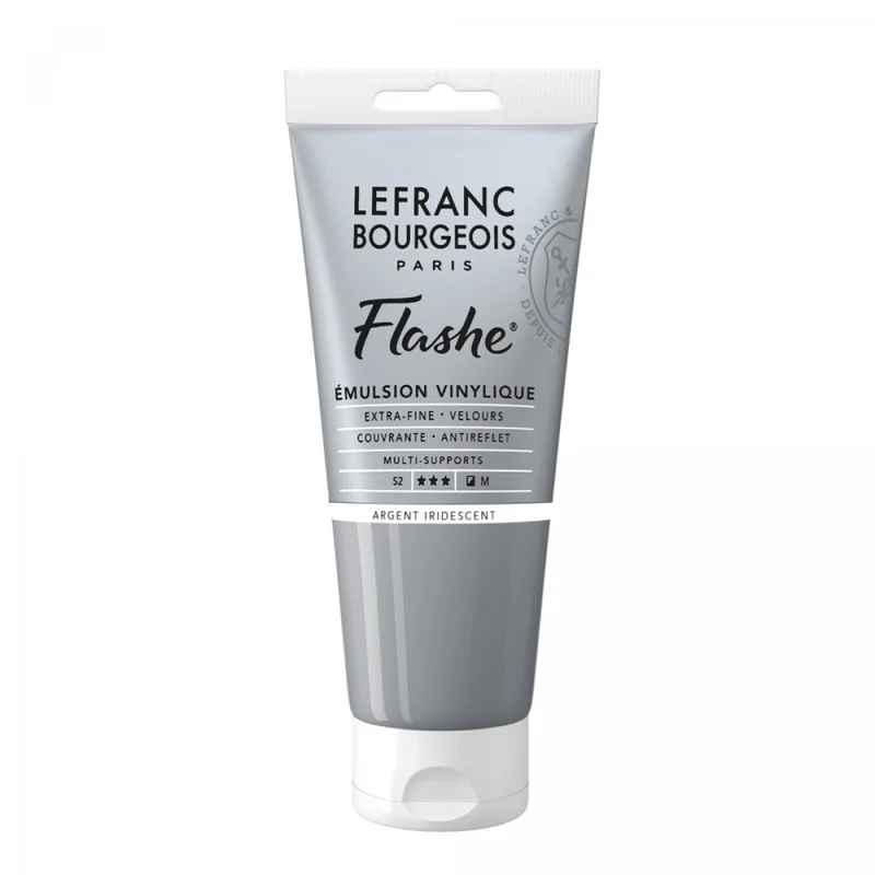 Tinta Acrílica Flashe Lefranc & Bourgeois 80ml S2 832 Silver Iridescent
