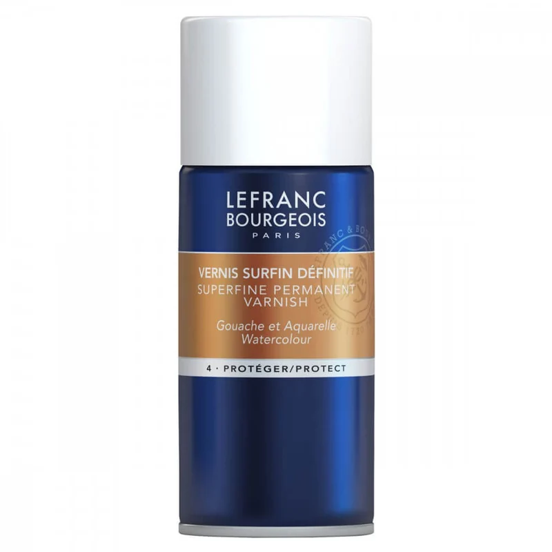 Verniz Spray para Aquarela e Guache Lefranc & Bourgeois 150ml