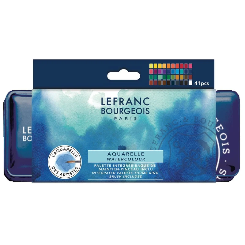 Estojo Aquarela Lefranc & Bourgeois 40 Cores