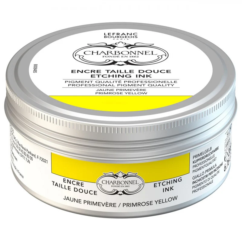 Tinta Para Gravura em Metal Charbonnel Óleo Primrose Yellow 200ml