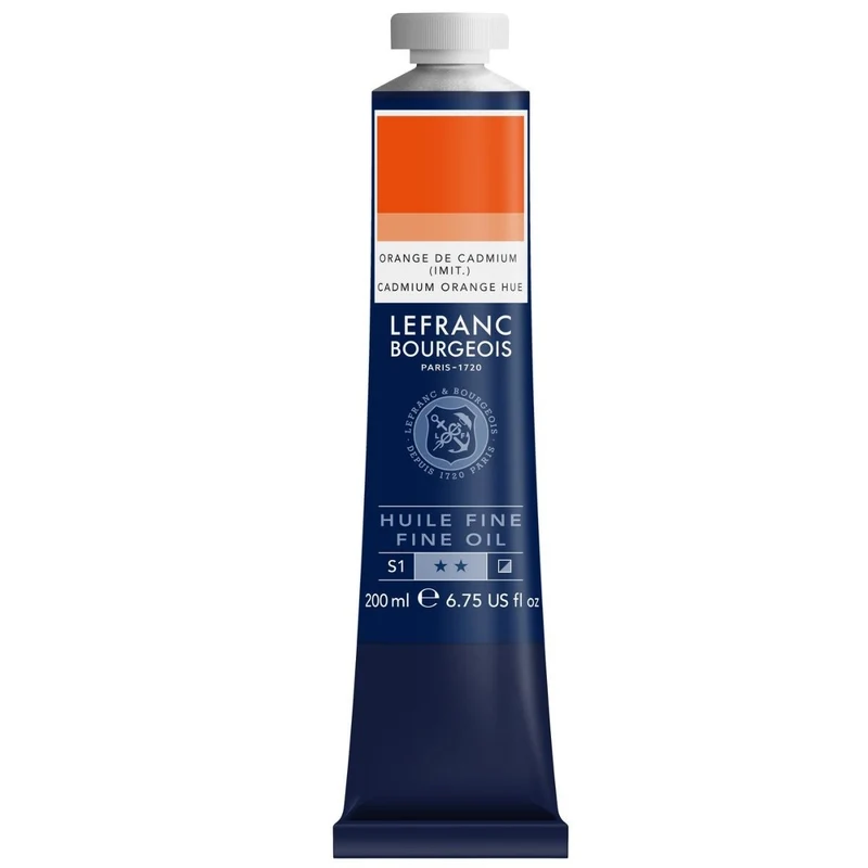 Tinta Óleo Fine Lefranc & Bourgeois 200ml 811 Cadmium Orange Hue