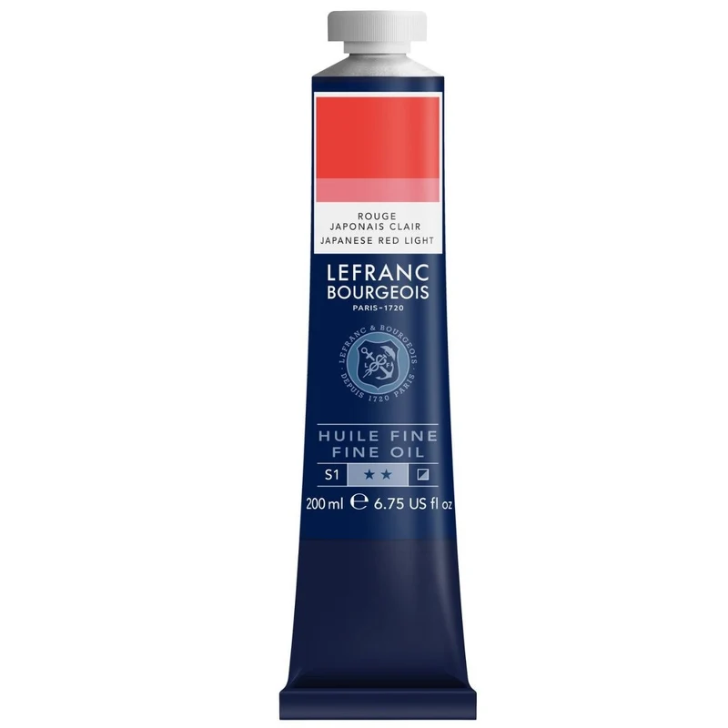 Tinta Óleo Fine Lefranc & Bourgeois 200ml 813 Japanese Red Light