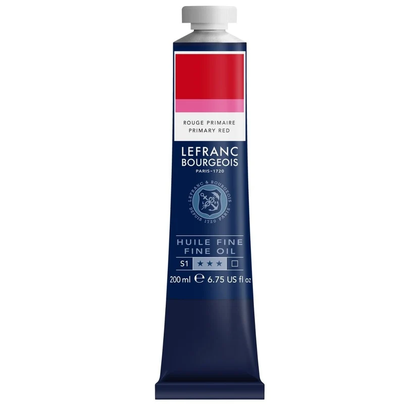 Tinta Óleo Fine Lefranc & Bourgeois 200ml 816 Primary Red