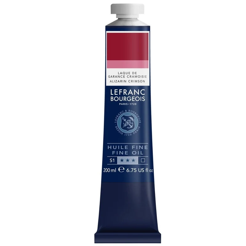 Tinta Óleo Fine Lefranc & Bourgeois 200ml 819 Alizarin Crimson