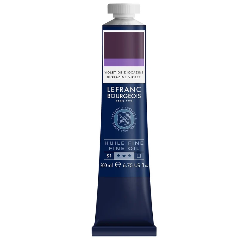 Tinta Óleo Fine Lefranc & Bourgeois 200ml 821 Dioxazine Violet