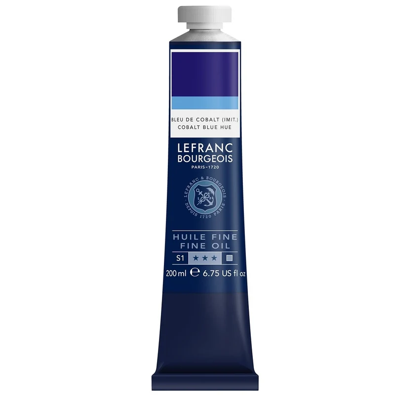 Tinta Óleo Fine Lefranc & Bourgeois 200ml 823 Cobalt Blue Hue