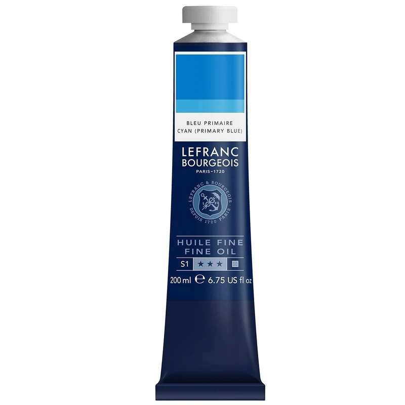 Tinta Óleo Fine Lefranc & Bourgeois 200ml 827 Primary Blue Row
