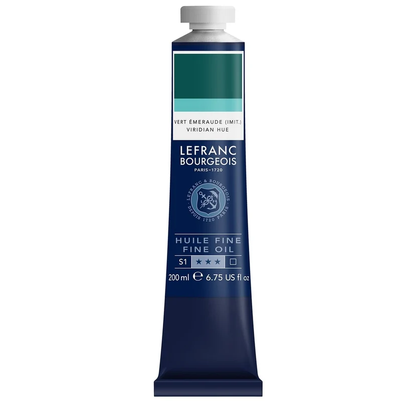Tinta Óleo Fine Lefranc & Bourgeois 200ml 831 Viridian