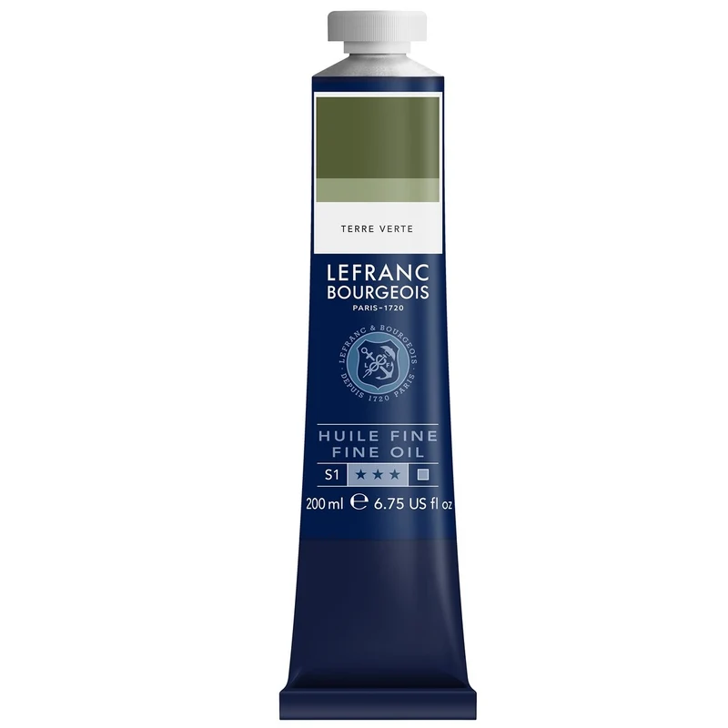 Tinta Óleo Fine Lefranc & Bourgeois 200ml 833 Terre Verte