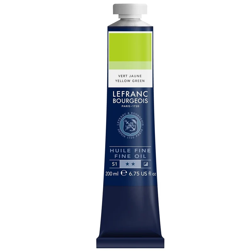 Tinta Óleo Fine Lefranc & Bourgeois 200ml 836 Yellow Green