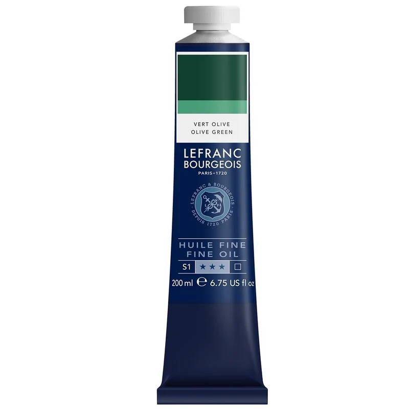 Tinta Óleo Fine Lefranc & Bourgeois 200ml 837 Olive Green