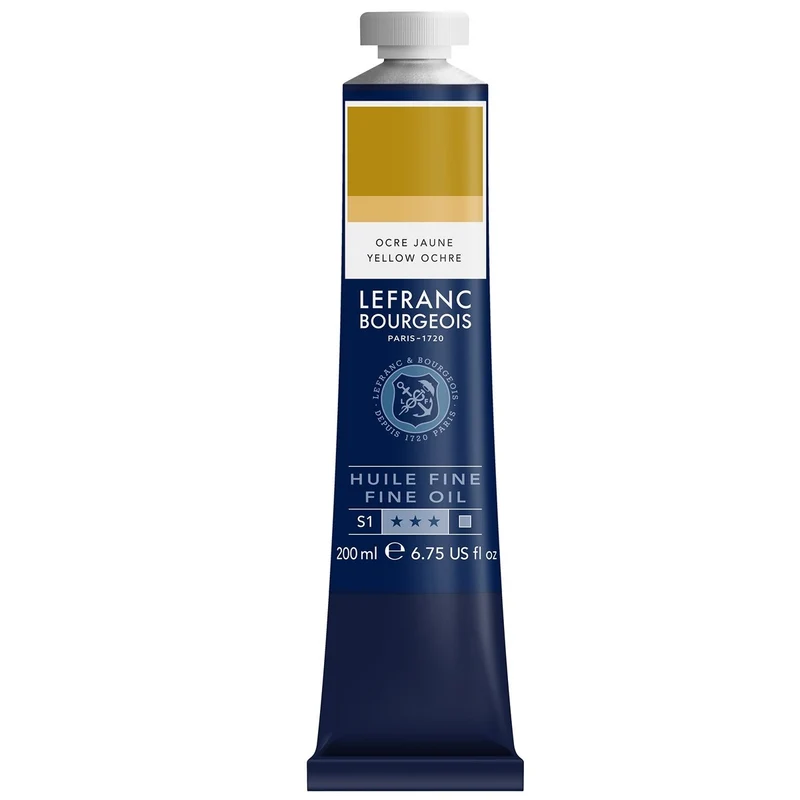 Tinta Óleo Fine Lefranc & Bourgeois 200ml 842 Yellow Ochre