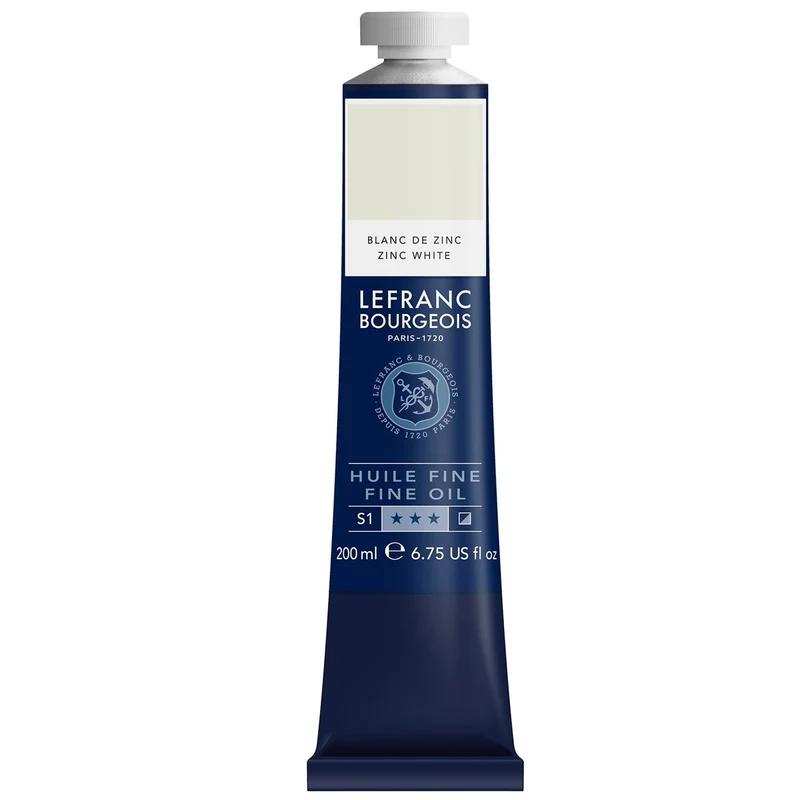 Tinta Óleo Fine Lefranc & Bourgeois 200ml 853 Zinc White