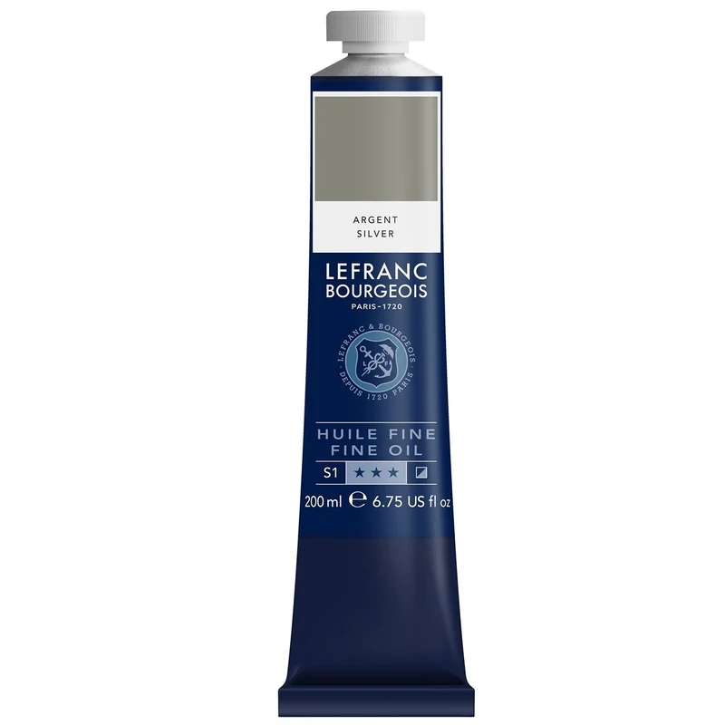 Tinta Óleo Fine Lefranc & Bourgeois 200ml 857 Silver