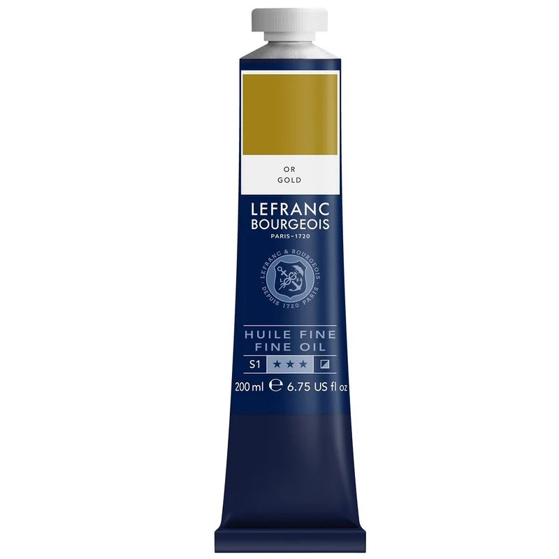 Tinta Óleo Fine Lefranc & Bourgeois 200ml 858 Gold