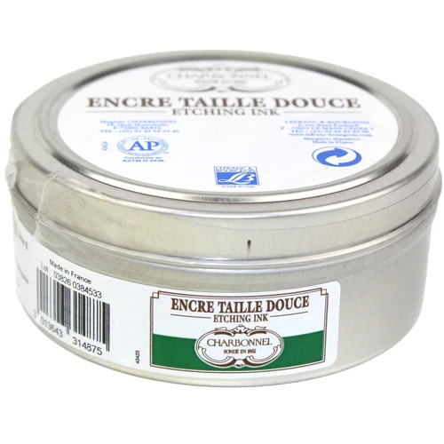 Tinta Para Gravura em Metal Charbonnel Óleo Permanent Green 200ml