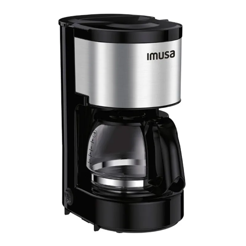 Cafetera Imusa 6 Tazas Perfectta Inox Negro