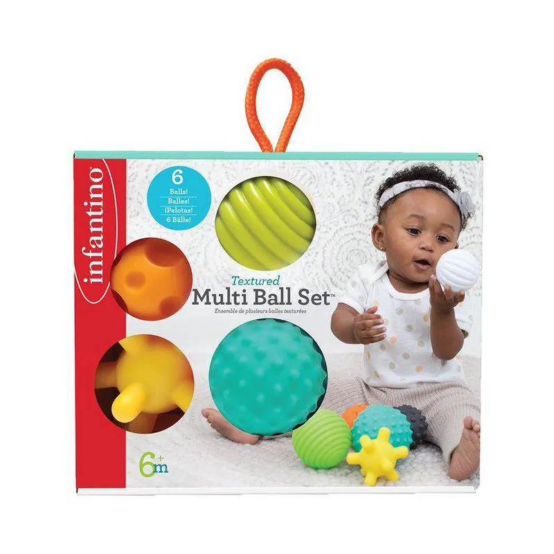Brinquedo Bolas De Silicone Texturizada - Infantino
