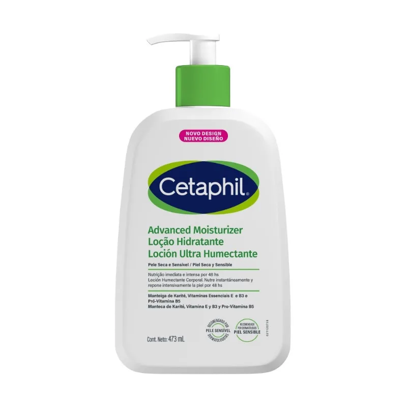 Cetaphil Loción Humectante Piel Sensible Frasco con 473 Ml