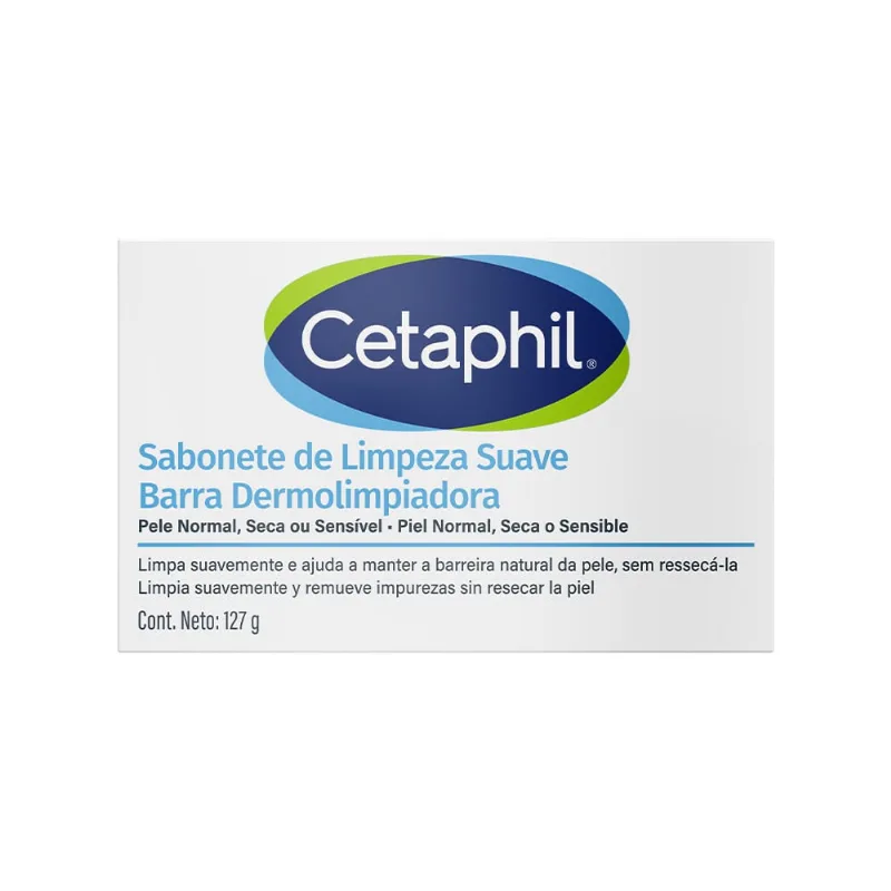 Jabón Dermolimpiador Cetaphil Caja con Barrara con 127 G