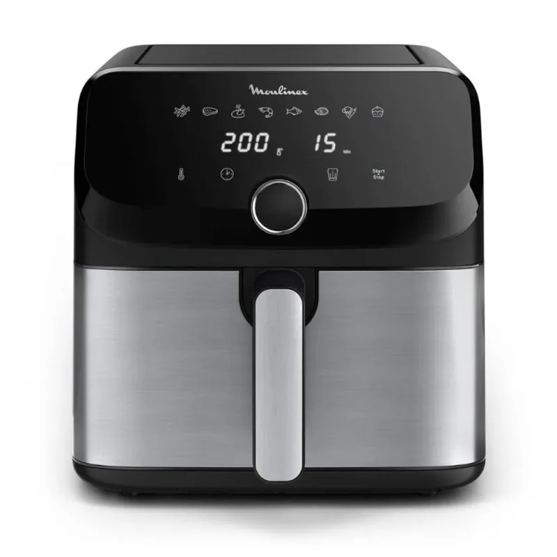 Freidora De Aire Moulinex easy fry mega 7.5l Sin Aceite Negra (ez855da0)