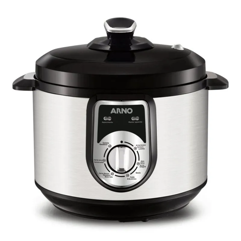 Panela de Pressão Elétrica Arno 5L em Inox PP01 220V
