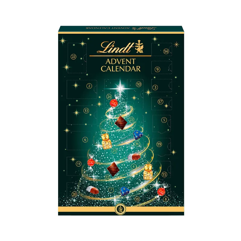 Calendario De Adviento Bombones X 221 Grs Lindt