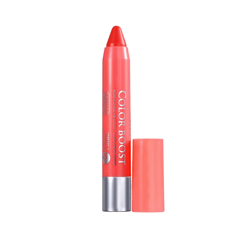 Bourjois Color Boost Lip Crayon Peach Beach - Batom Cremoso