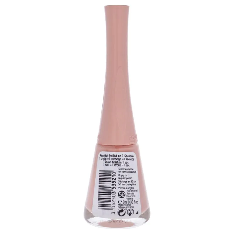 1 Seconde - 52 Jamais Saumon Vernis Bourjois 0,3 Onças