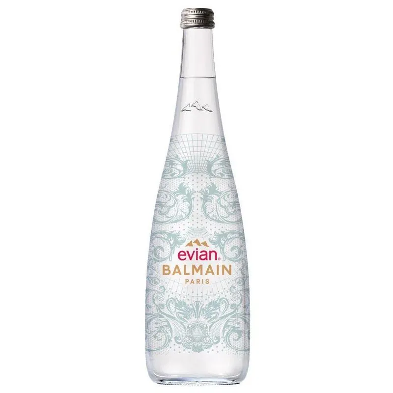 Água Mineral Evian Balmain Paris 750ml