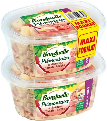 Piemontaise au jambon et a la tomate fraiche