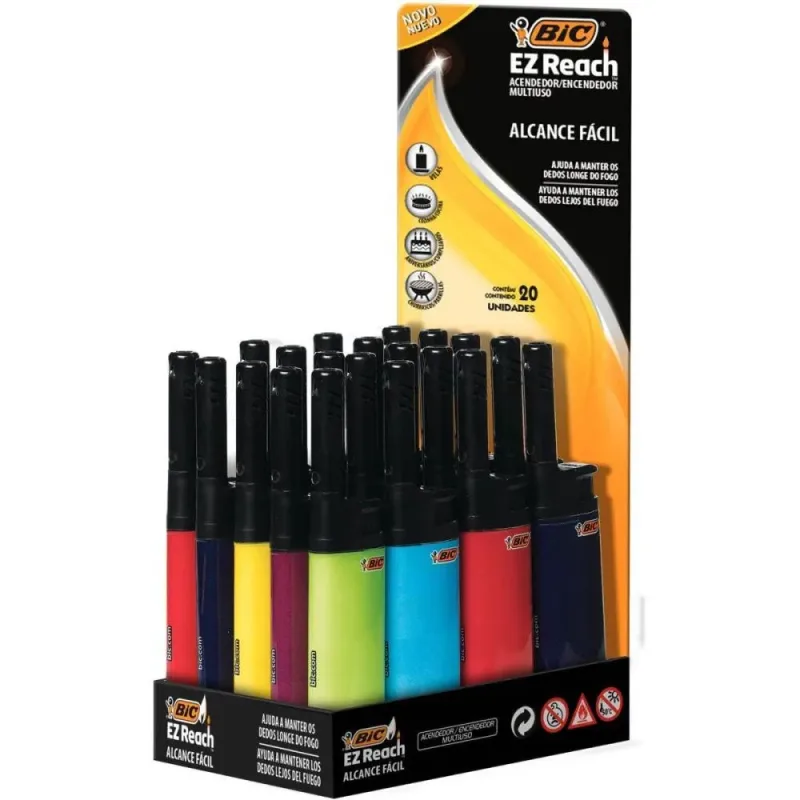 Isqueiro Descartavel EZ Reach Bandeja C/20