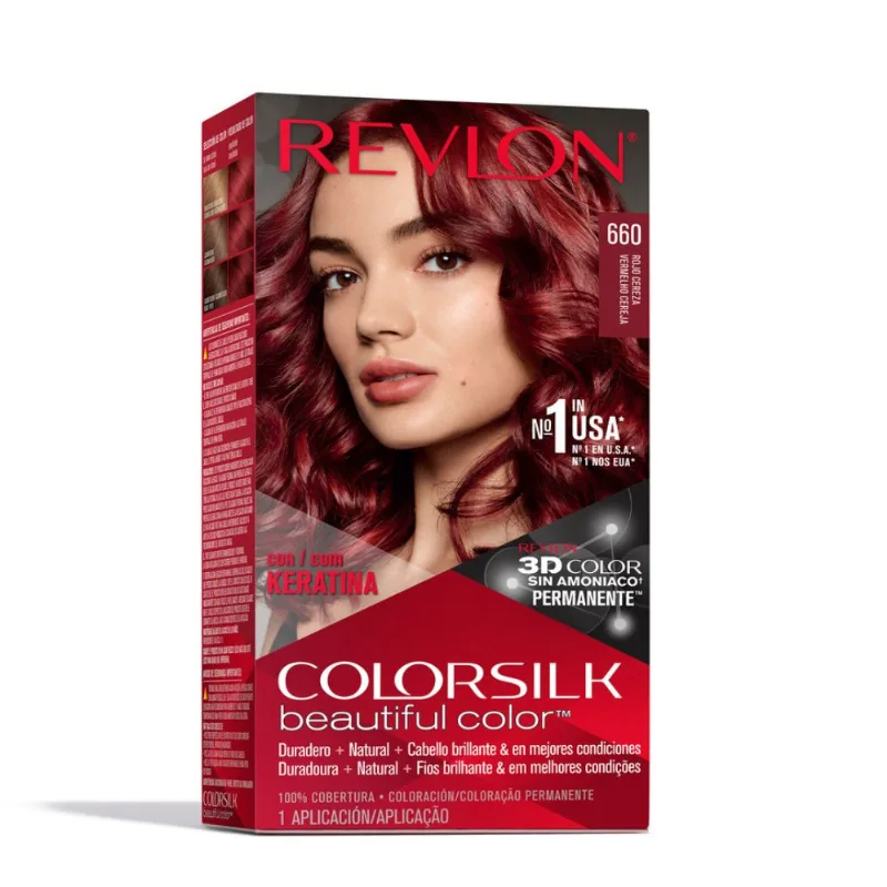 Kit Coloración Permanente ColorSilk Beautiful Color 66 Rojo Cereza