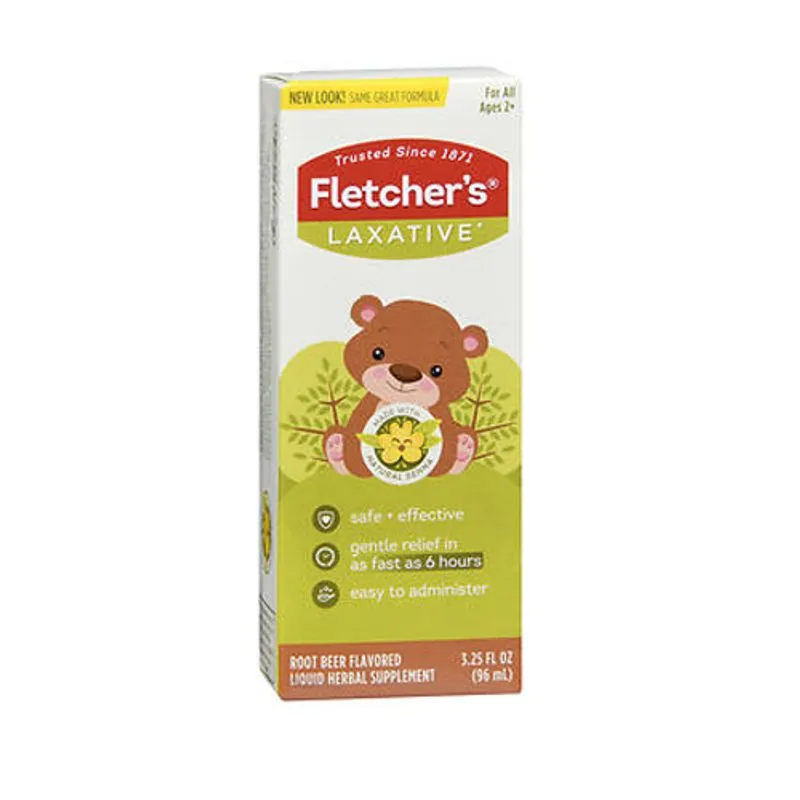 Laxante Fletchers Para Crianças Para Aliviar A Constipação 3.25